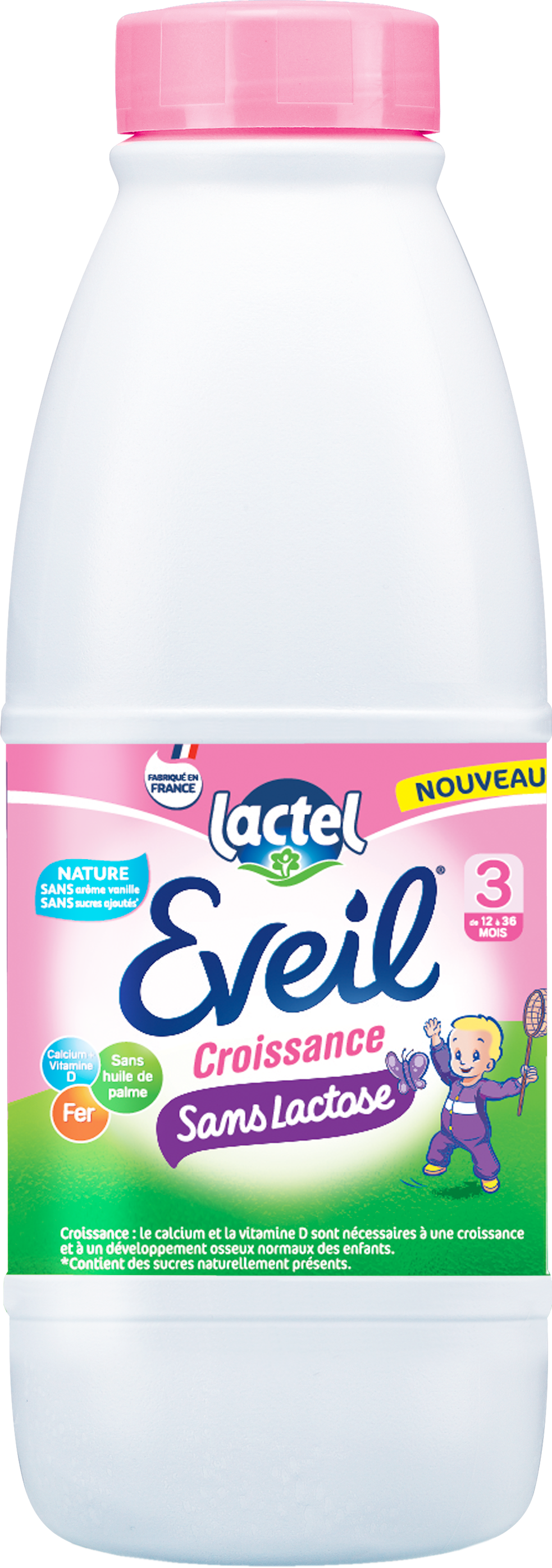 Promo Lactel Eveil Lait de croissance Bio 3 Liquide Bébé Dès 10 mois