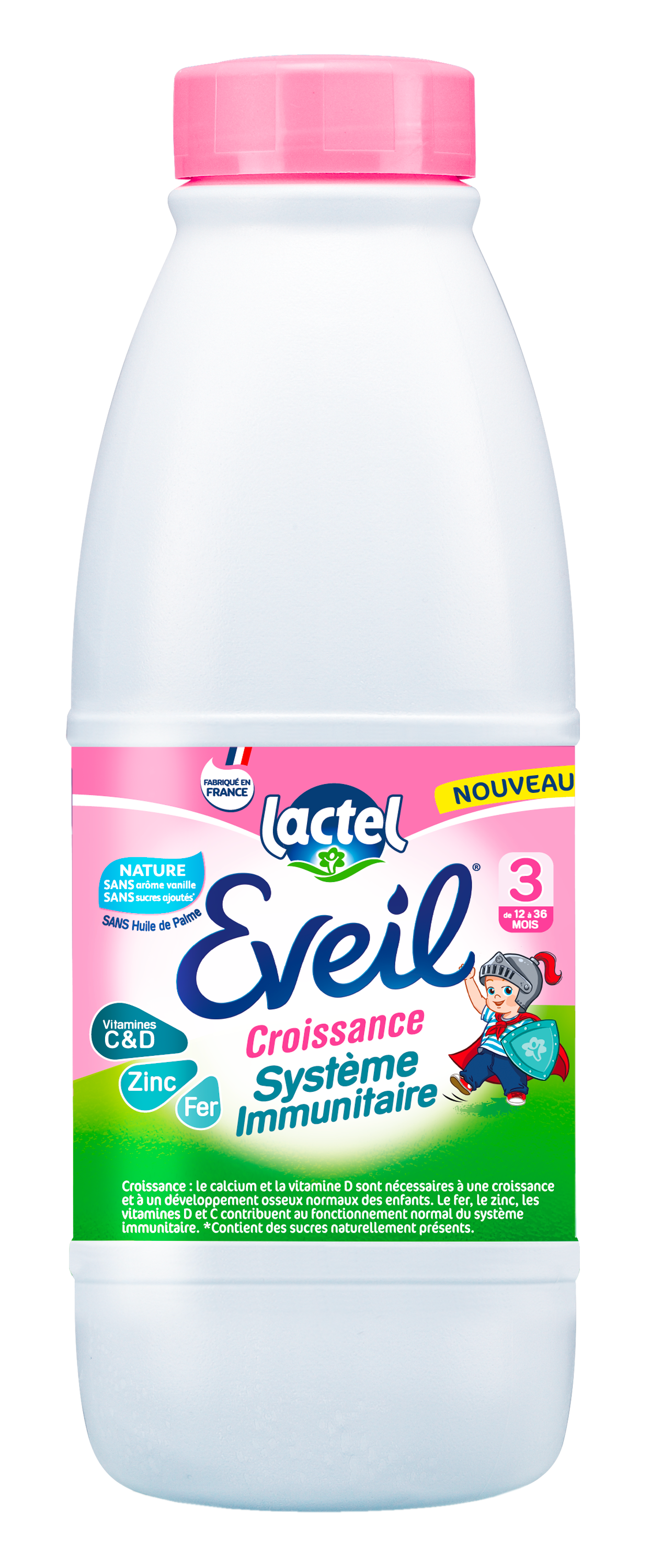 Lait bébé Liquide de 12 à 36 mois LACTEL EVEIL